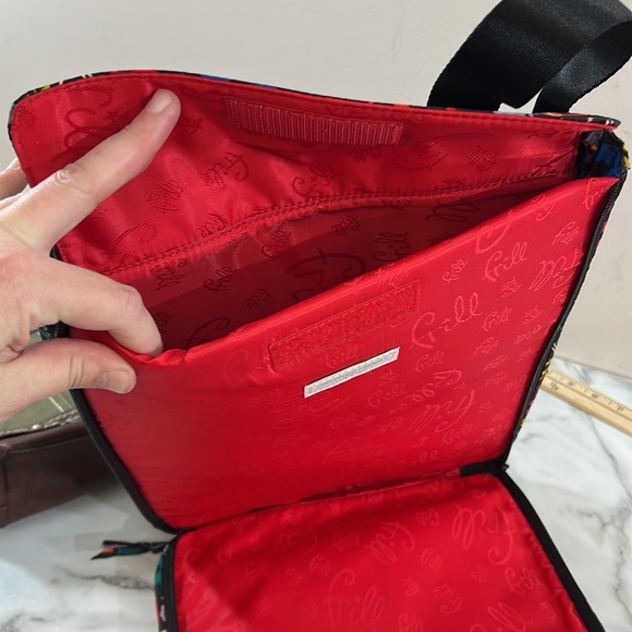 Vera Bradley Laptop Travel Tote from A to Vera Frill Computer Bag New Colorful - Picture 8 of 11